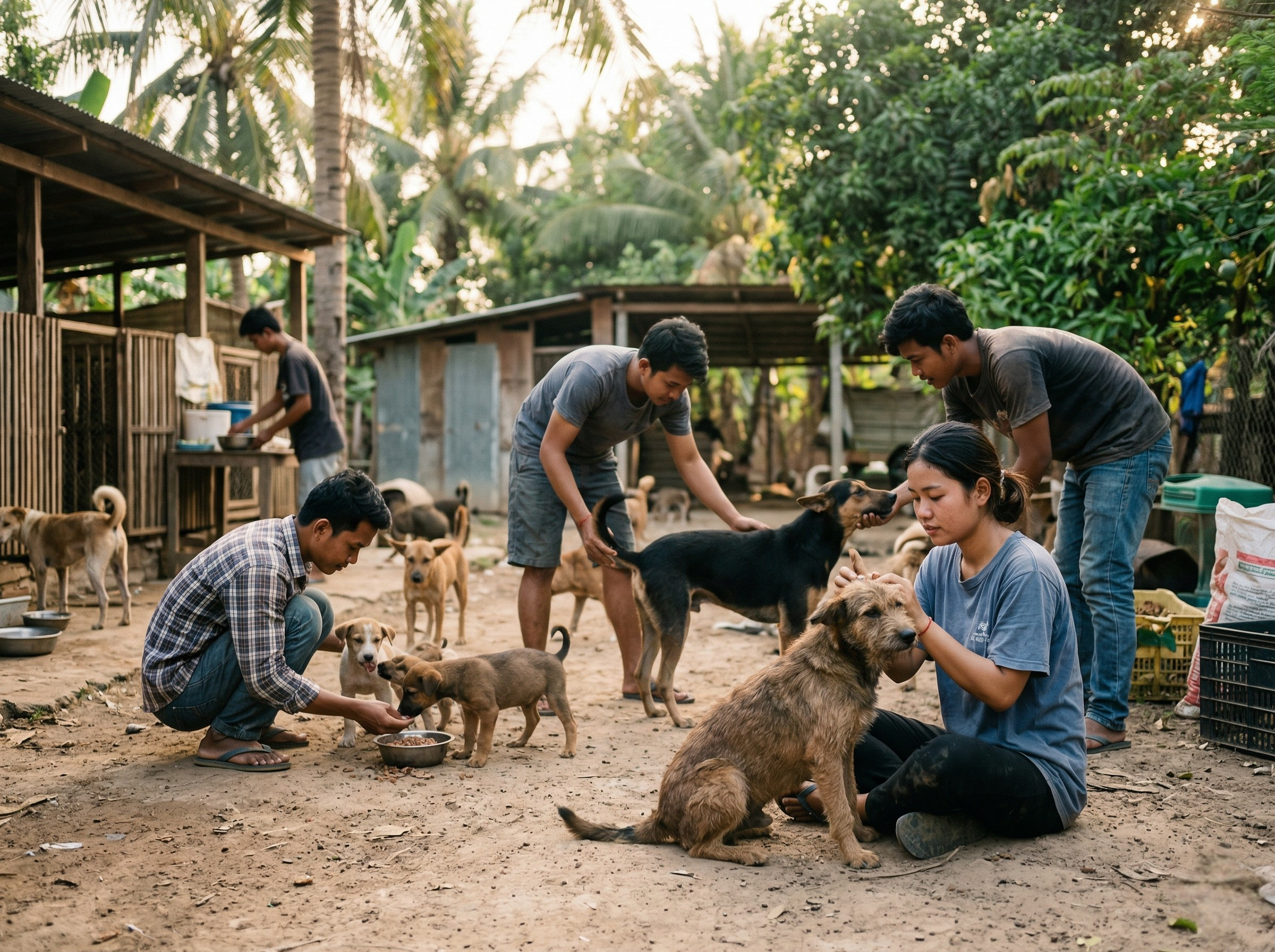 The CHS team in the field